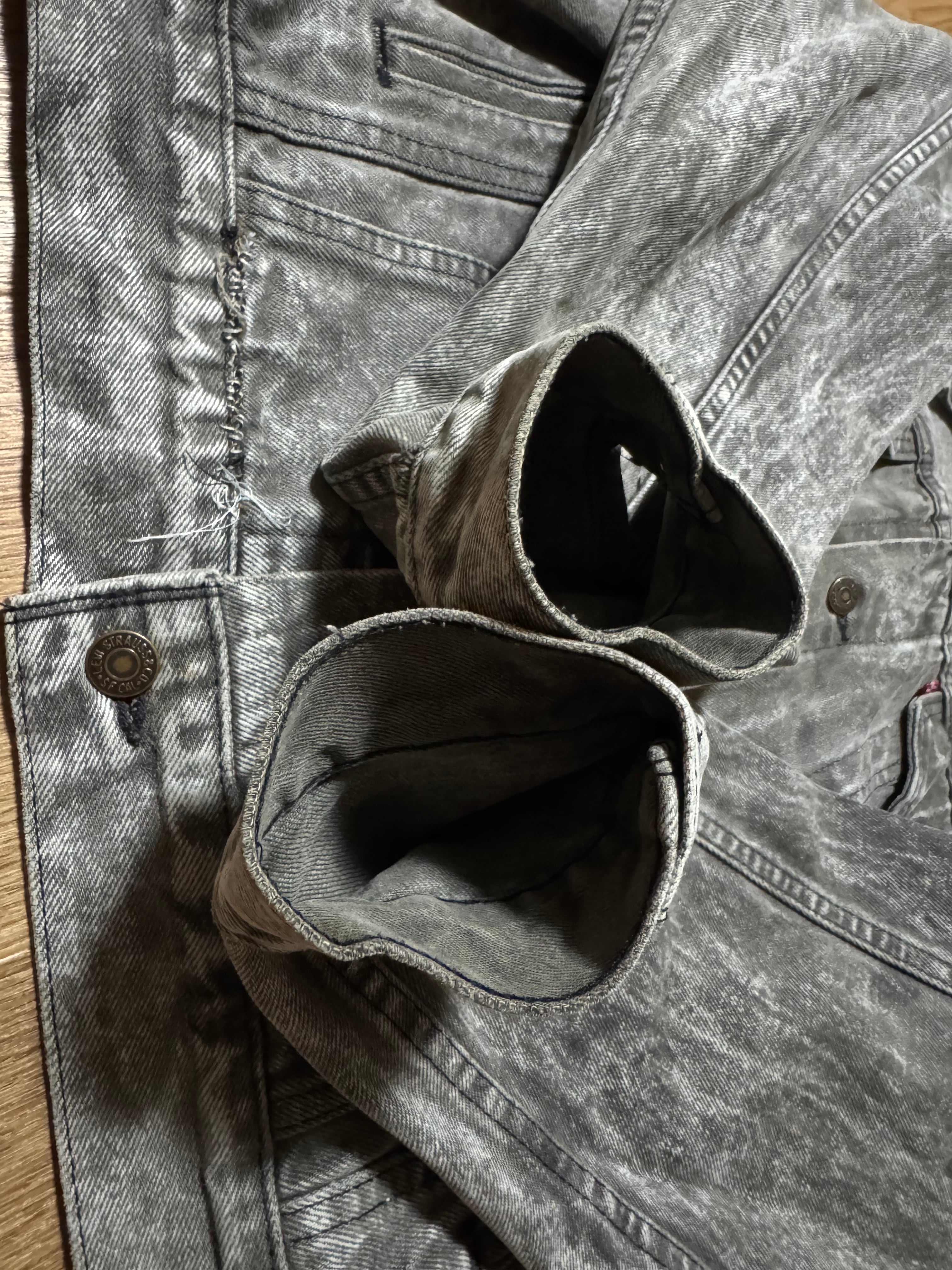 Levi’s 90s USA製 70507-0253 ブラック デニムベスト 80年代 80s リーバイス Gジャン ベスト 黒 ブラック │ヴィテージ古着