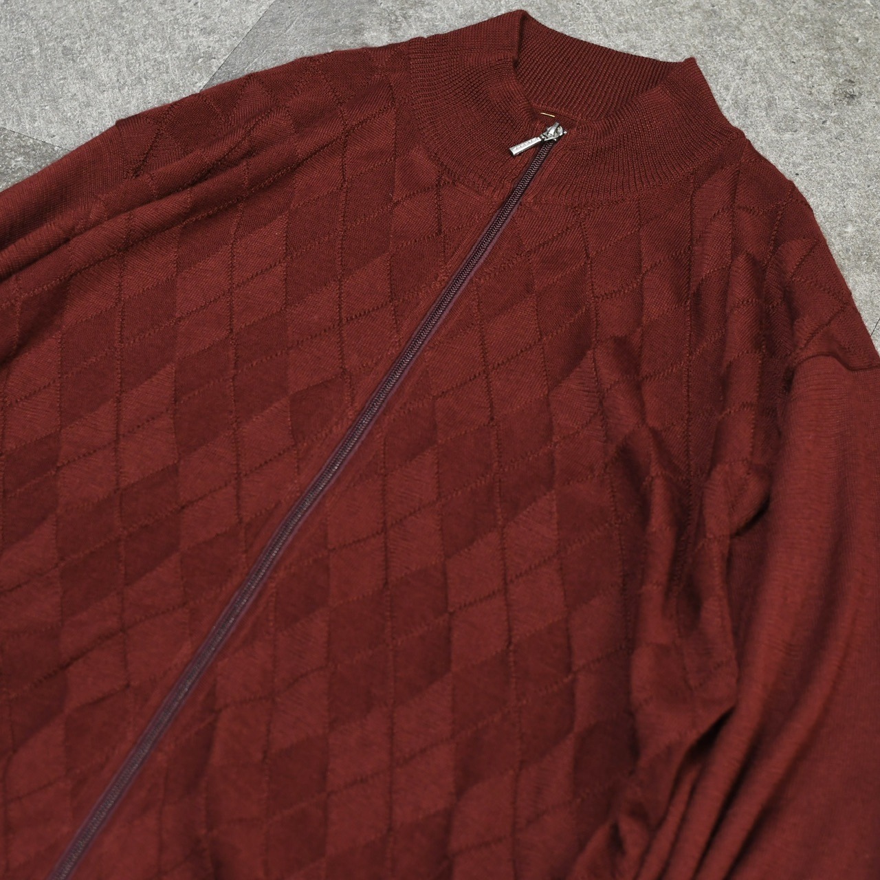 DUNLOP argyle pattern drivers knit