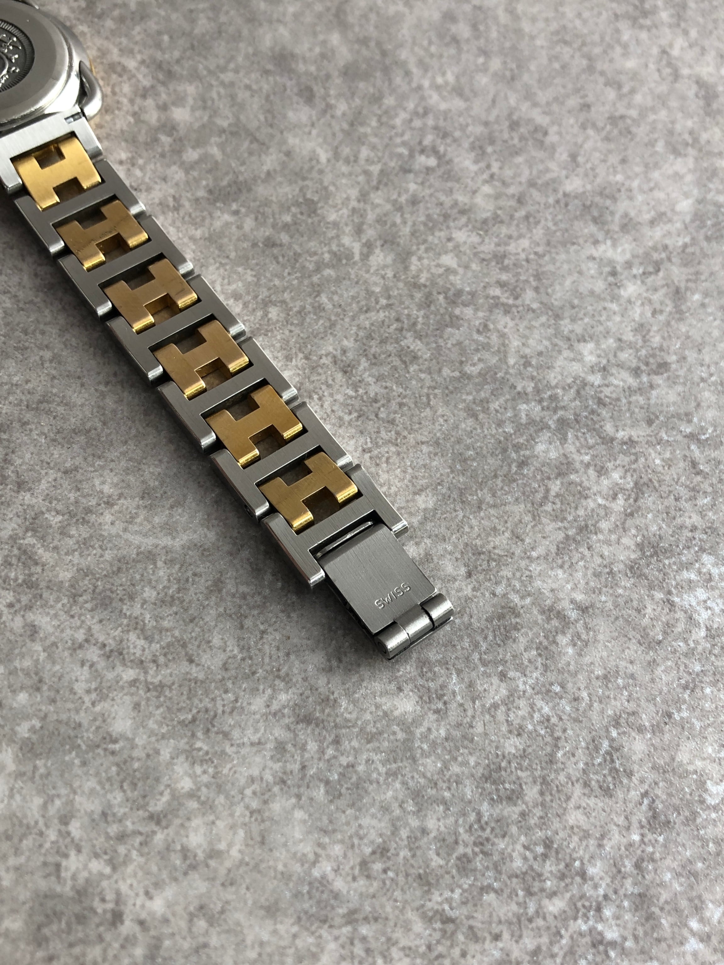 HERMES エルメス アルソー 腕時計 ゴールド シルバー ステンレス