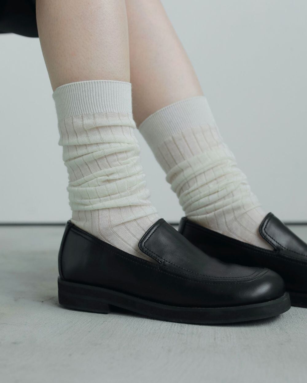 anuke【新品】Ecoleather Loafers レザー　ローファー anuke(アンヌーク) Ecoleather Loafers | サウスオレンジ