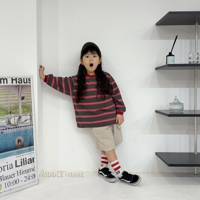 《送料無料》予約:ピッグポケットバミューダパンツ【MIDDLENAME】※ジュニアサイズ