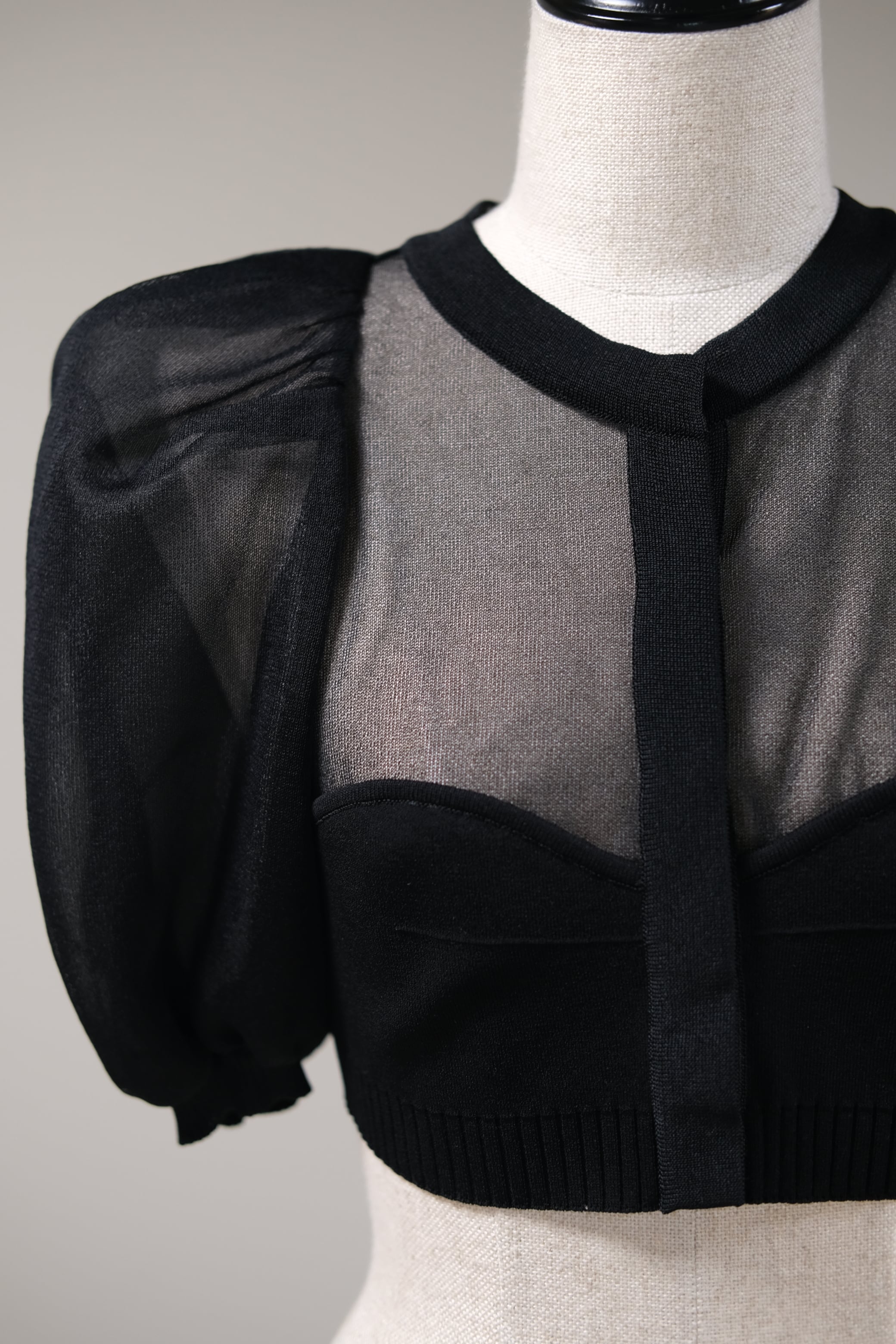 FETICO】PUFF SLEEVE KNIT TOP | loop