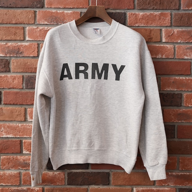 ARMY "クルーネックスウェット" -GRAY- SIZE M (USED)