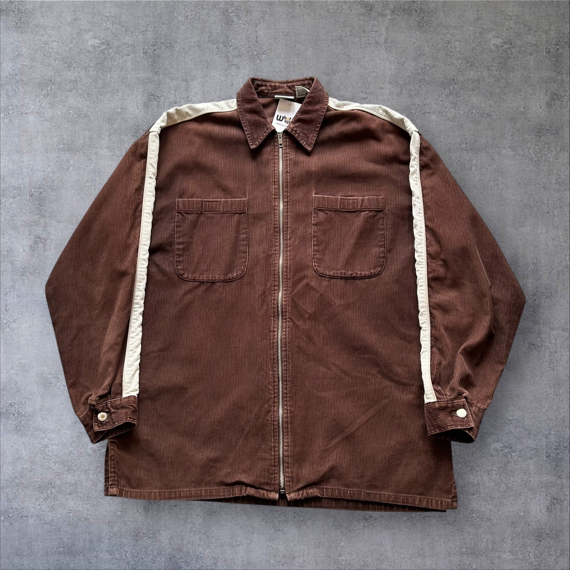 1990s BUGLE BOY Corduroy Zip Up Shirt【高円寺店】