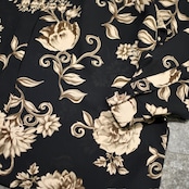 Liz sport flower pattern sheer shirt