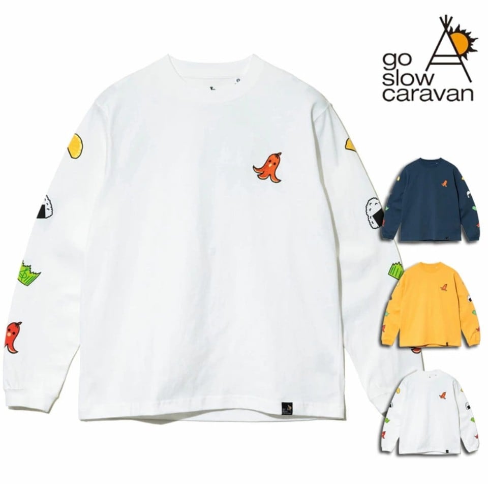 goslowcaravan お弁当 ロンT(3カラー)