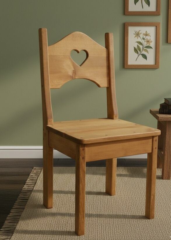 ♪ スタンダードチェア［ハート］ カントリーテイスト | オーダー家具