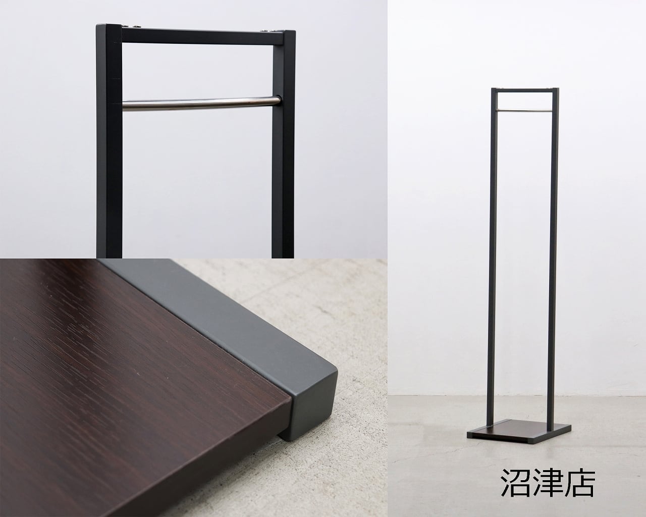 【沼津店】モダン ハンガーラック コートスタンド 収納 ワードローブ アパレル 店舗什器 PLT23162