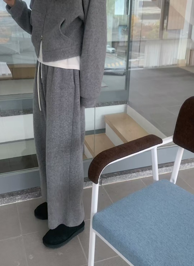 (予約) LITER / Pony wool sweat pants 2color