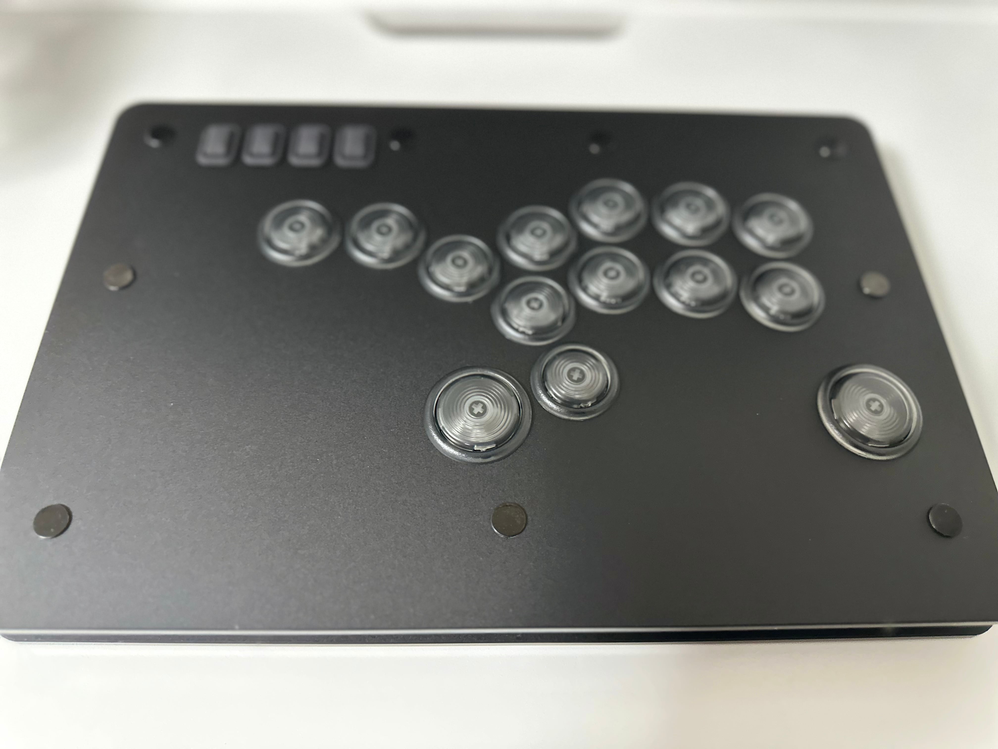 新モデル：PUNK WORKSHOP MINI HITBOX Black ボタン増設（左下、右下