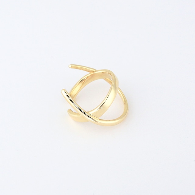 Cross line earcuff