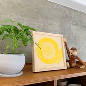 アートポスター 版画 フレーム無し おしゃれ 人気 北欧 風水 玄関 絵 正方形 花 モダン 黄色 龍 ひまわり