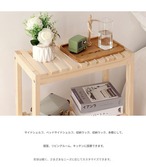 テーブル ローテーブル 天然木 サイドテーブル 北欧 収納棚 格子 おしゃれ 木製 幅60cm 奥行き30cm 高さ50cm