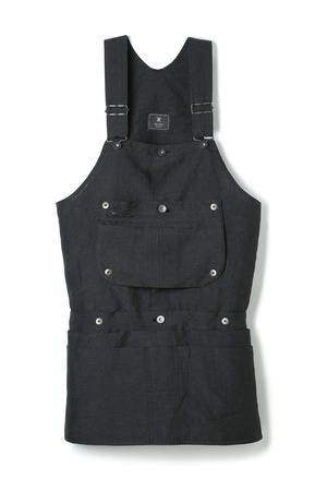 WEATHER CLOTH UTILITY VEST BLACK