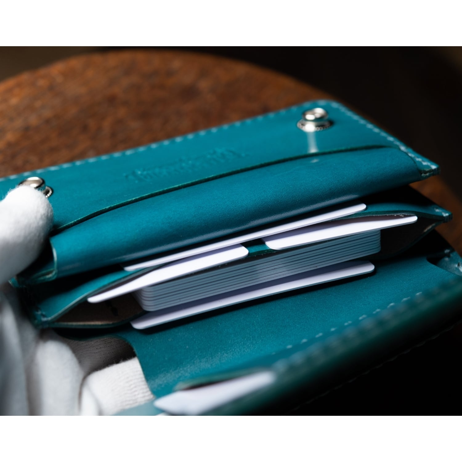 ☆限定 M-TRUCKER T-5 Bi-Fold Flap エメラルドクロコ／Stock | FALL