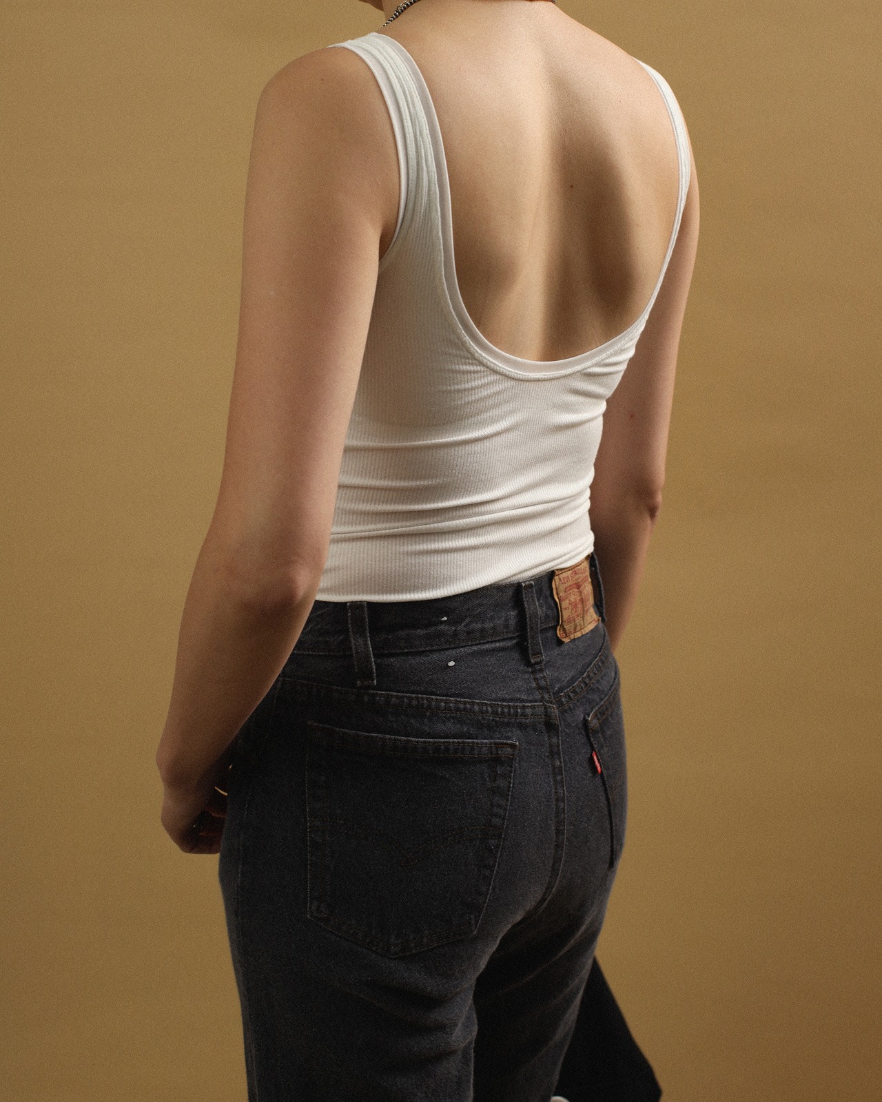 EMILY WEEK × Reiko Akamine  / as you are Bra Tank top - White