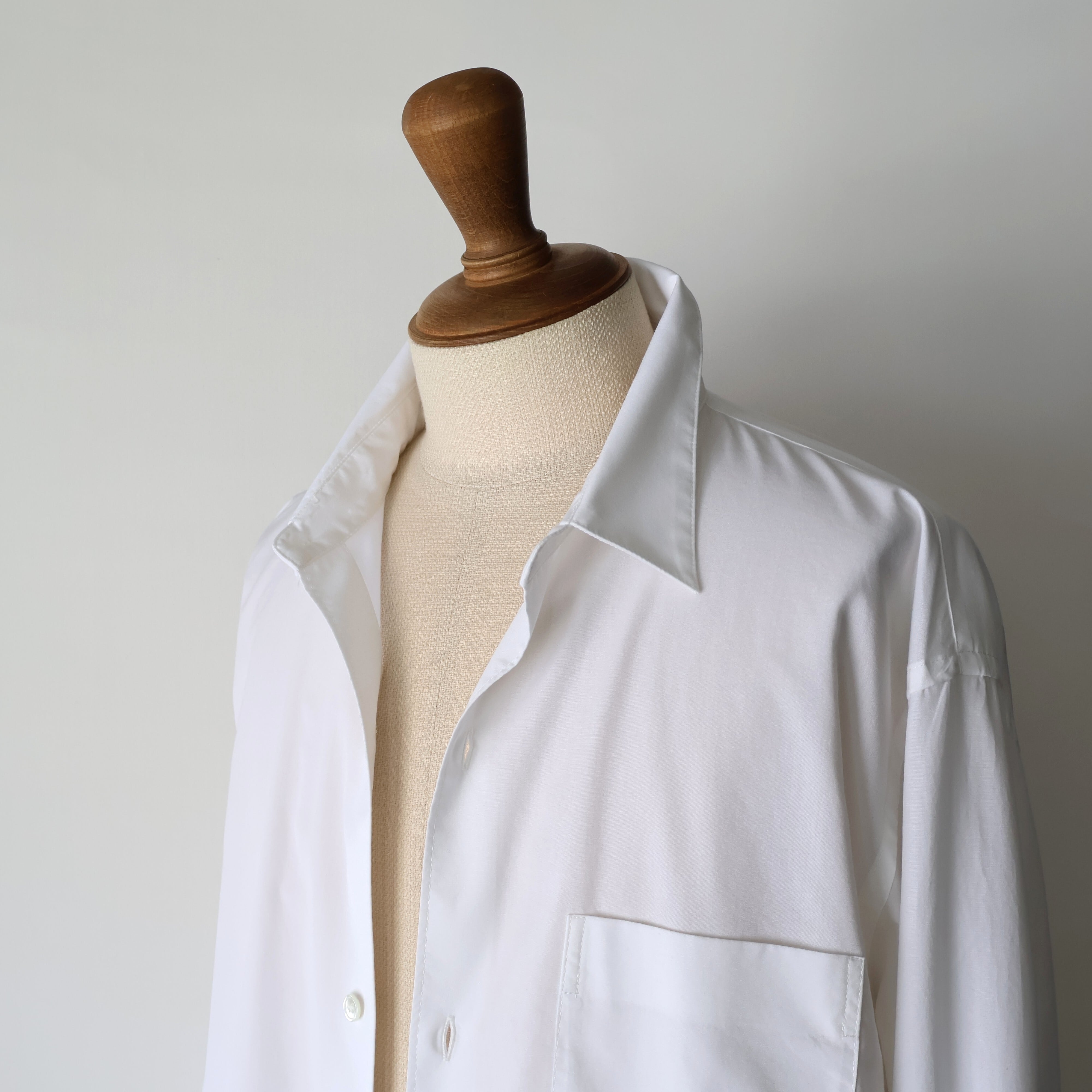 awasa “ regular collar shirt ( White )” | H.inch