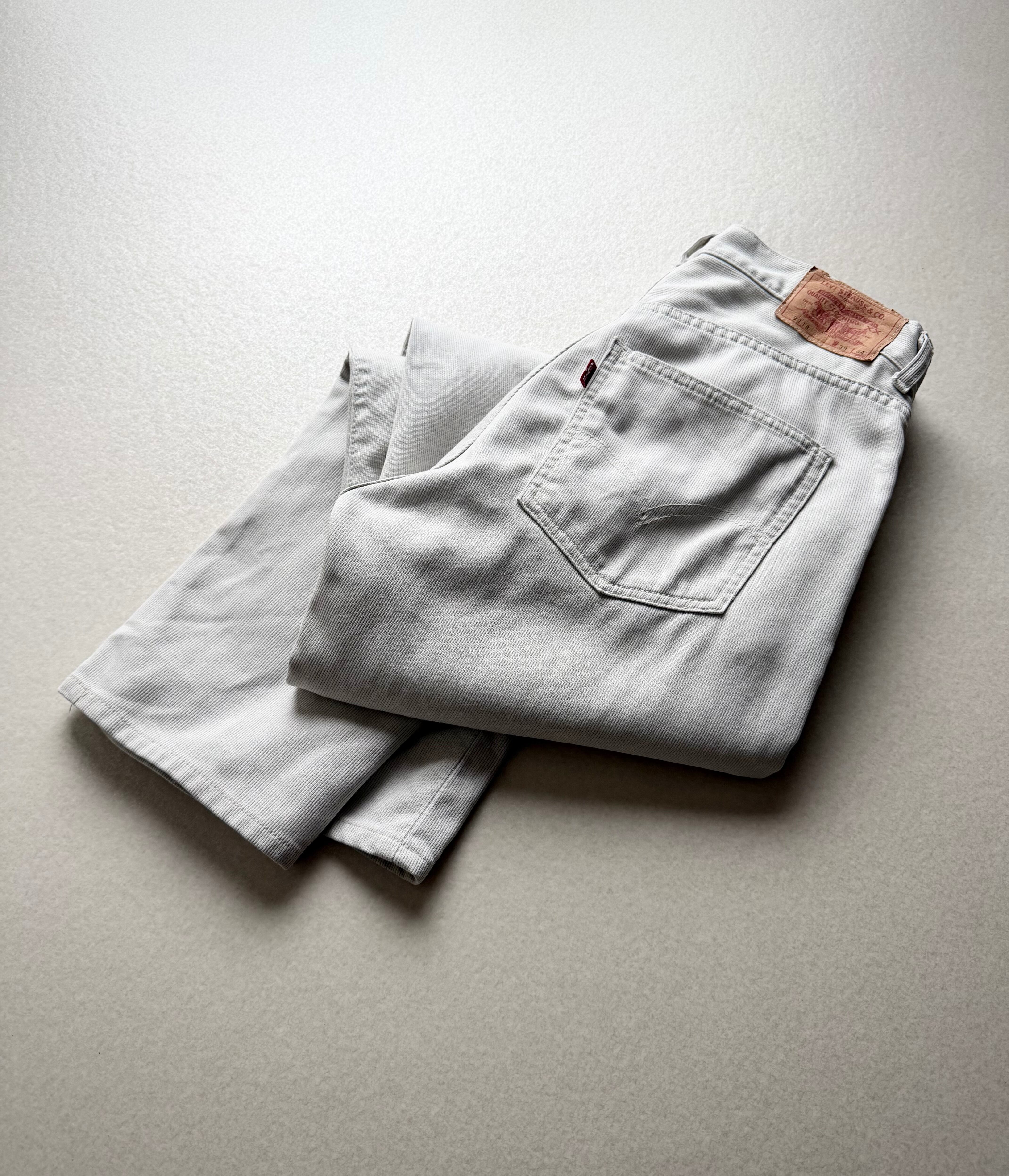 メンズ 90s USA製 LEVIS 911B ビッグE ピケパンツ オールドビンテージ