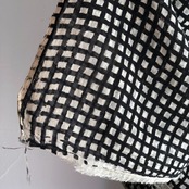 ギンガムチェック | ウインドコットン・薄地 | 幅110cm  | 全2色 | ブロックプリント (木版染め)　Mula:working clothオリジナル　インドの布