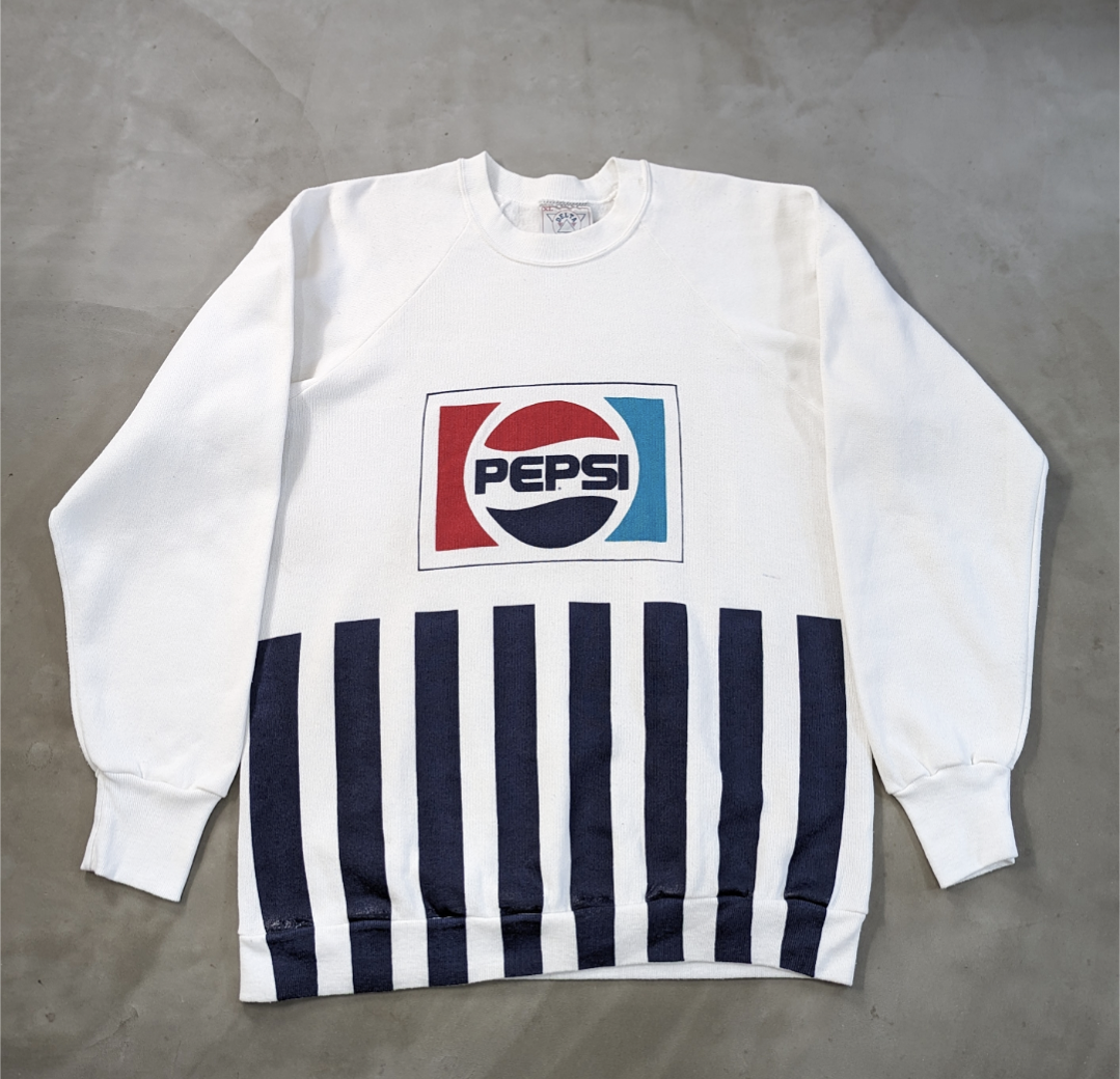 90s pepsi print sweat shirt 小岩店