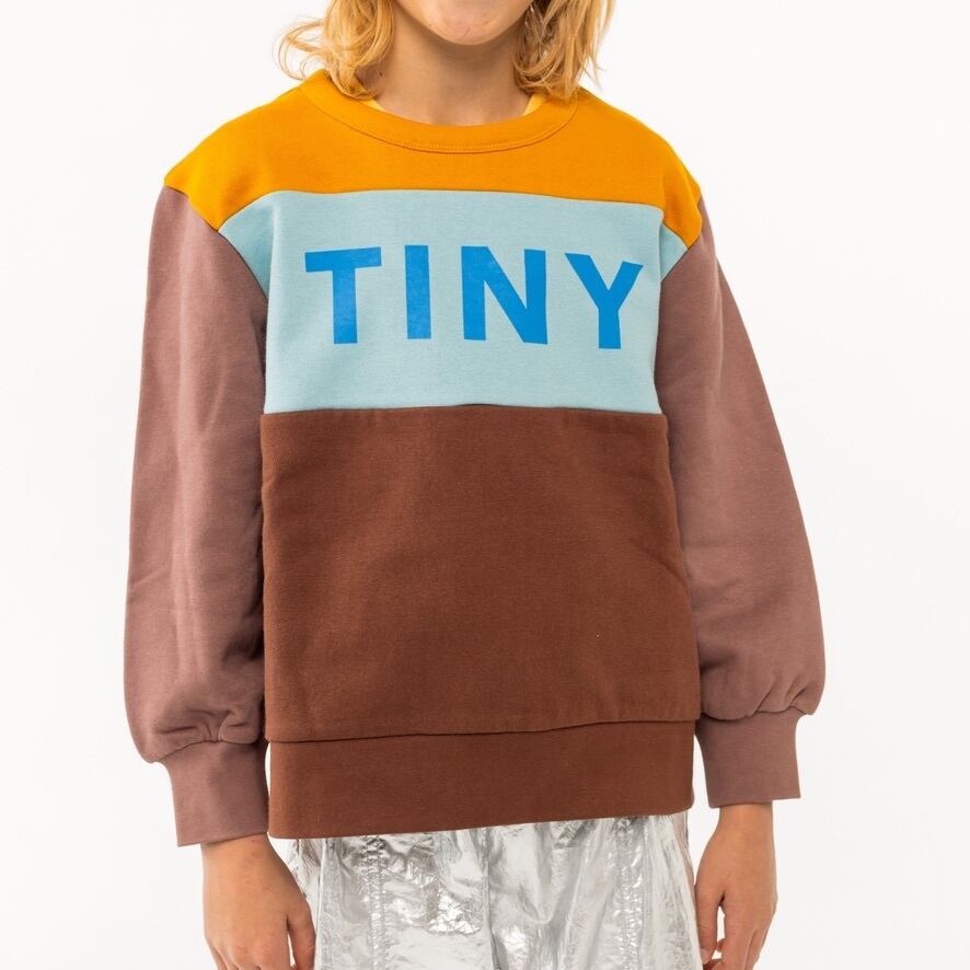 TINY COTTONS 24AW 〉 Color Block Sweatshirt 