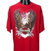 【HARLEY-DAVIDSON】ハーレーダビッドソン "EAGLE & LIGHTNING" 80's Vintage Tシャツ