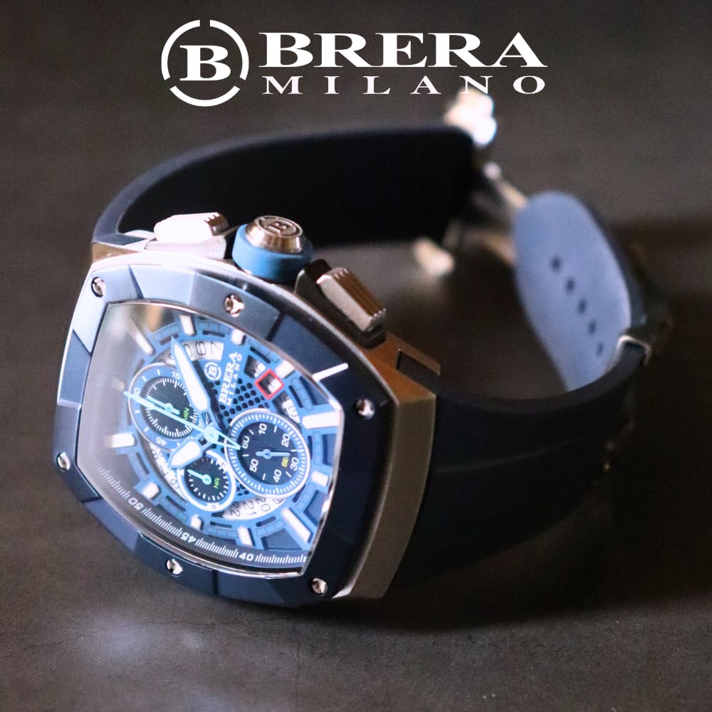 BRERA OROLOGI オロロジ OROLOGI◇クォーツ腕時計⁄アナログ⁄レザー⁄WHT