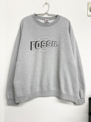 80sUSA Fossil Print Crewneck Sweater/XL