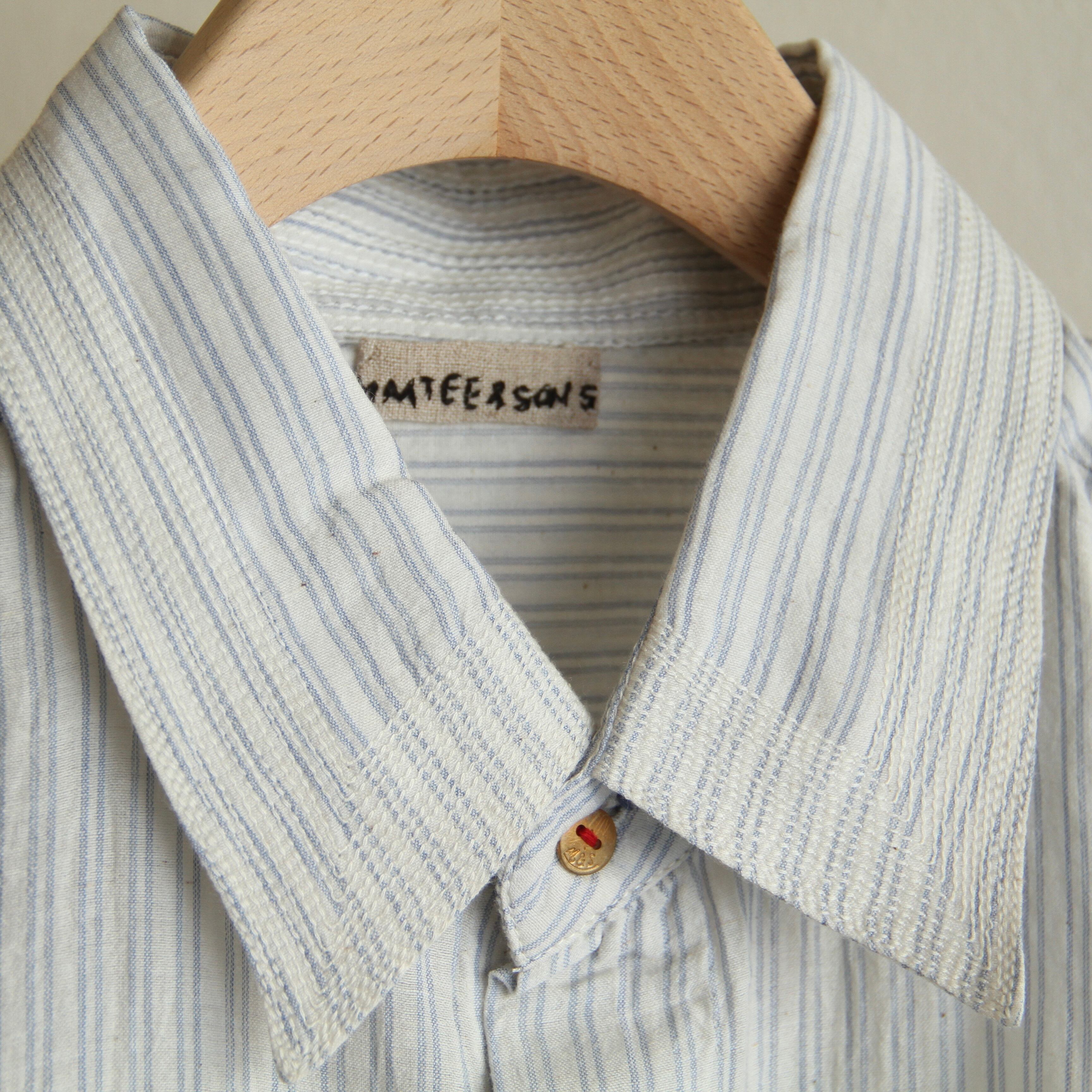 トップス MAATEE&SONS Gupta khadi silk stripe 2 MAATEE&SONS / GUPTA | TIBETAN MARKET