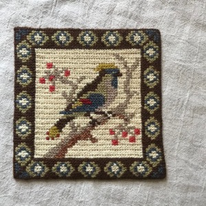 鳥の編み絵3