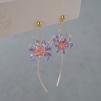 夕暮れの夏水仙 | Resurrection Lily Dangle Earrings