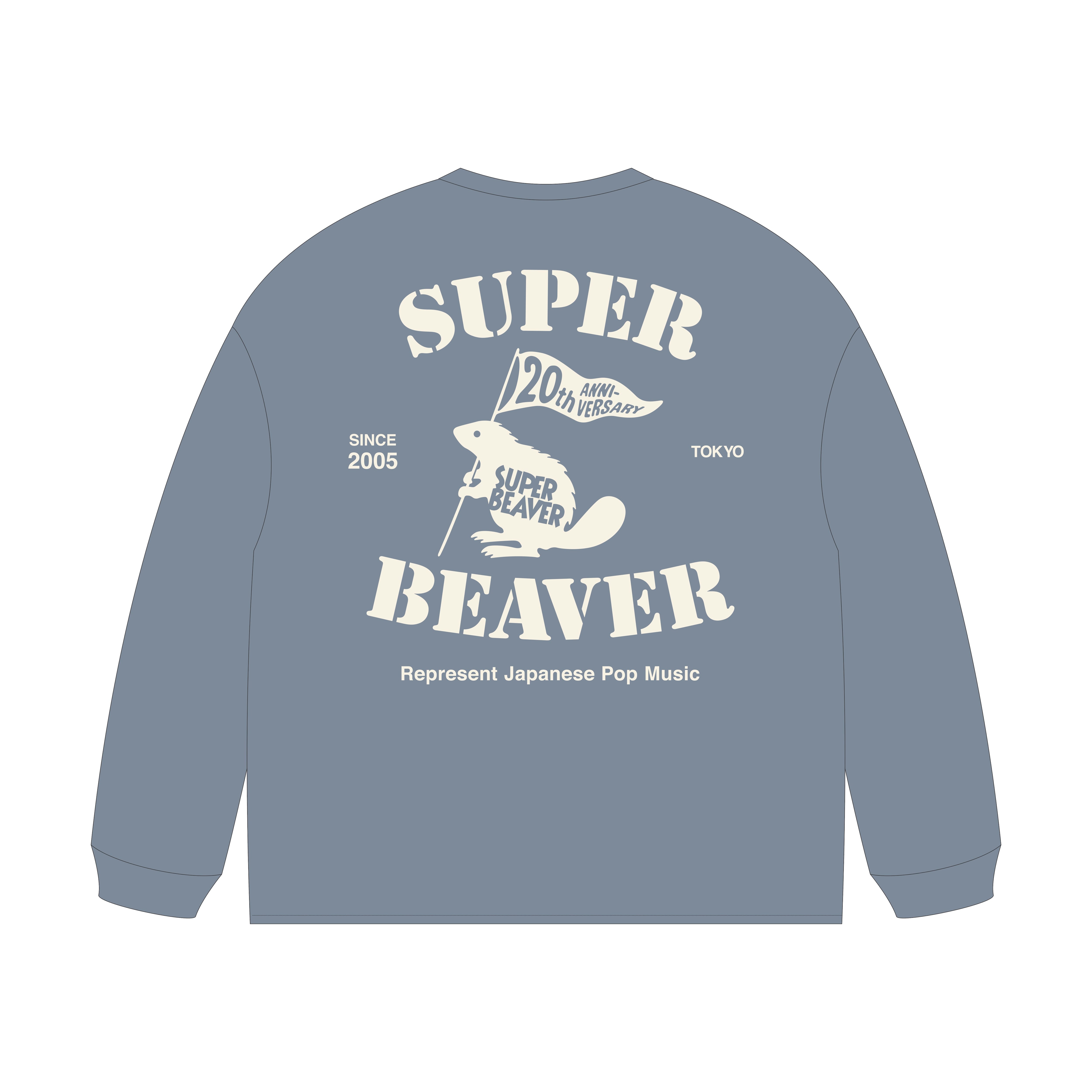 20th ANNIV ロゴロンT | SUPER BEAVER OFFICIAL WEBSTORE