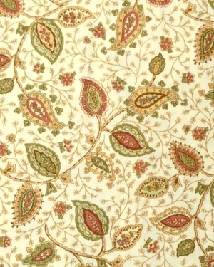 USAヴィンテージコットン 未使用保管品 CANTERBURY リーフ ベージュ RR14