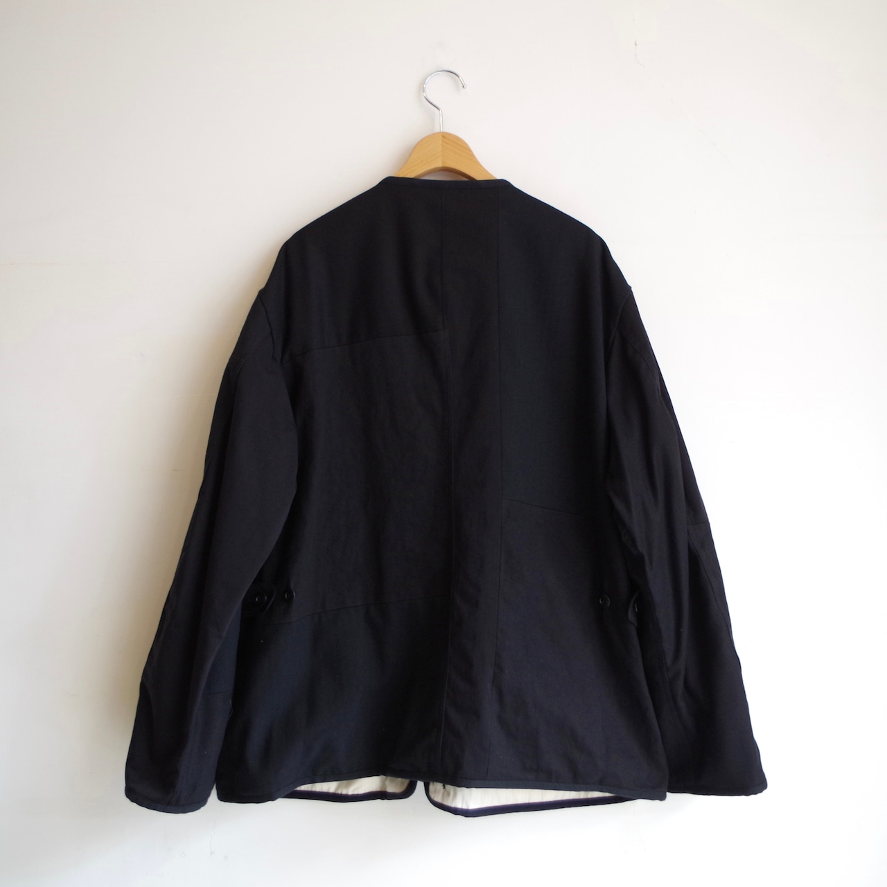 SAGE DE CRET Patchwork Liner Jacket Black