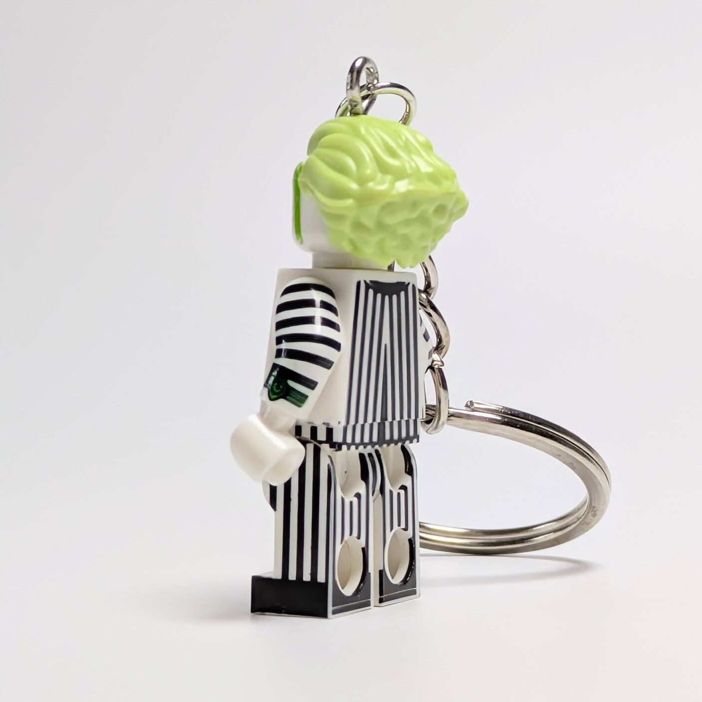 ♧☆ブロックフィギュアキーホルダー☆【 Beetlejuice / ビートルジュース 】〚アメリカン雑貨 アメトイ〛
