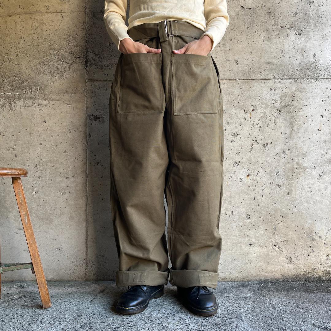 モーターサイクルパンツ 後期 実物 おくれ フランス軍 