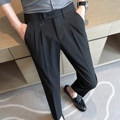 9 point striped suit pants 00365