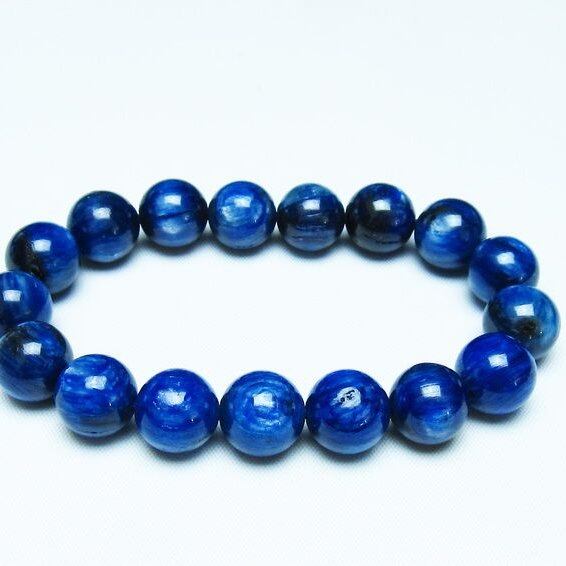 カイヤナイト ブレスレット 12mm 一点物 メール便可 [M便 1/10] 111-48110