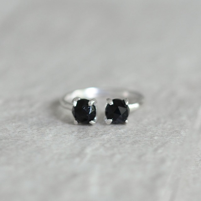 〈silver925〉 hyf. × glänta｜stone ring - onyx