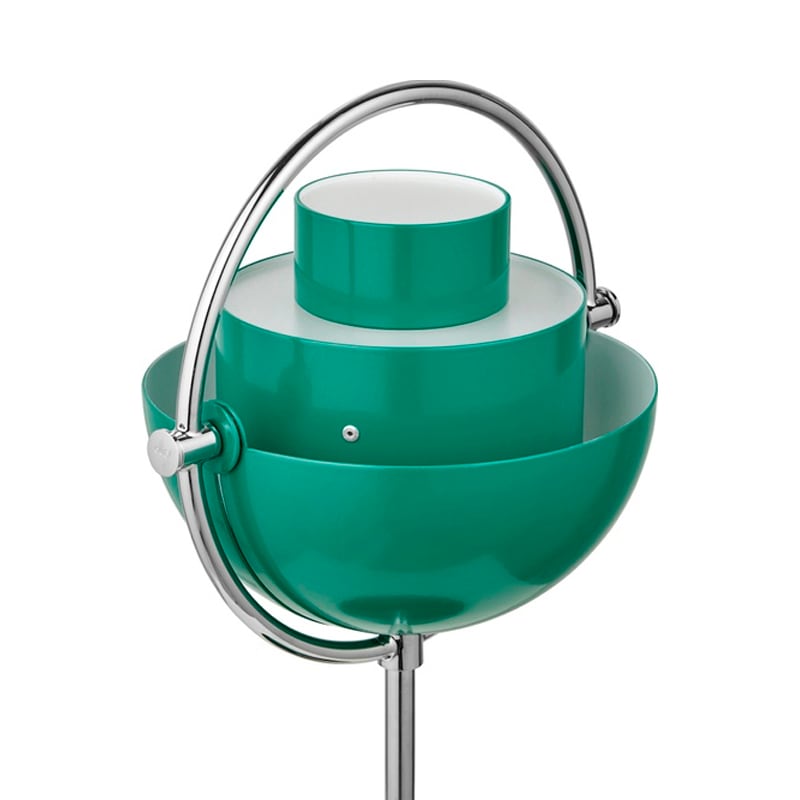 Multi-Lite Portable Lamp クロームベース・ティールグリーンシェード