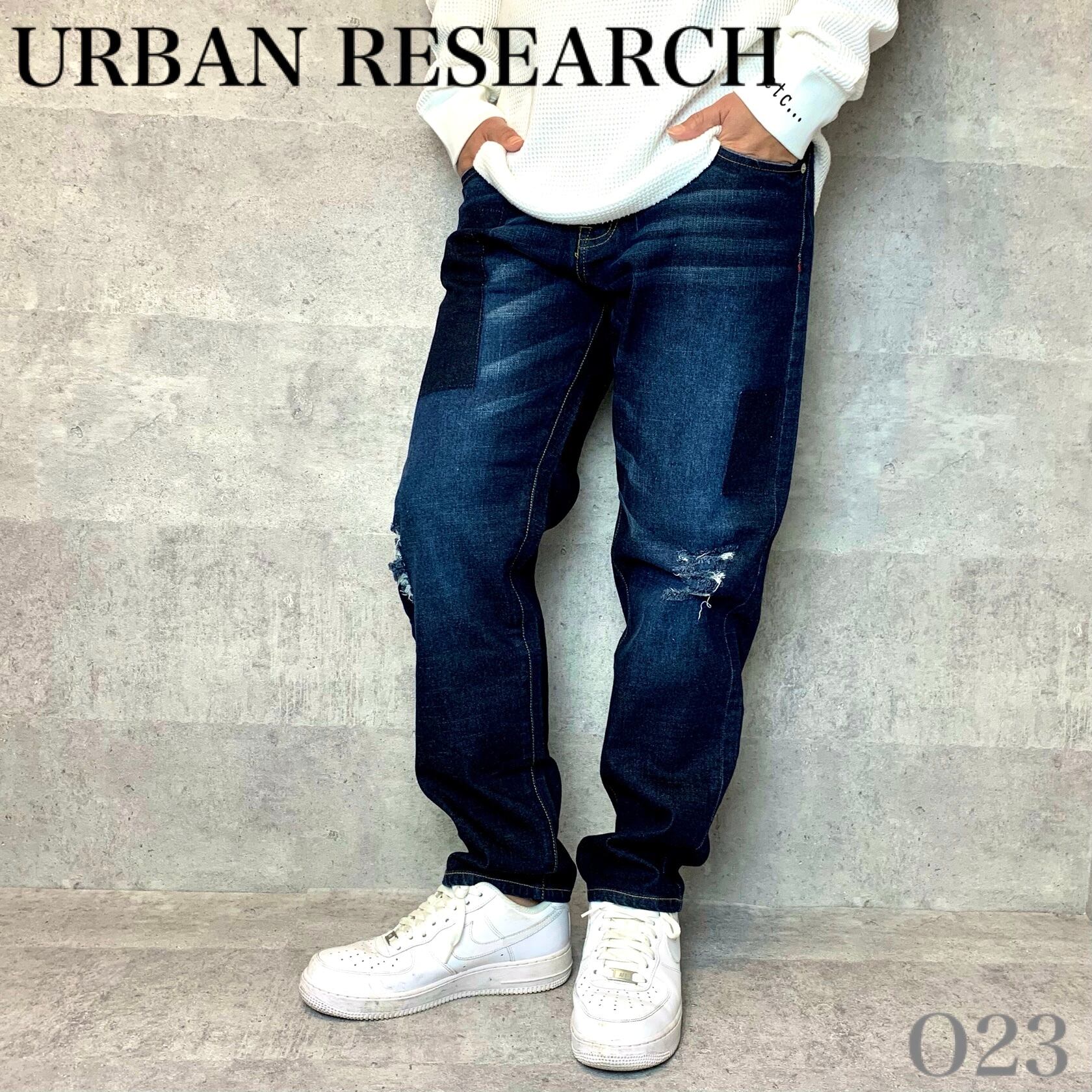 URBAN RESEARCH アーバンリサーチ リメイクデニムパンツ ネイビー