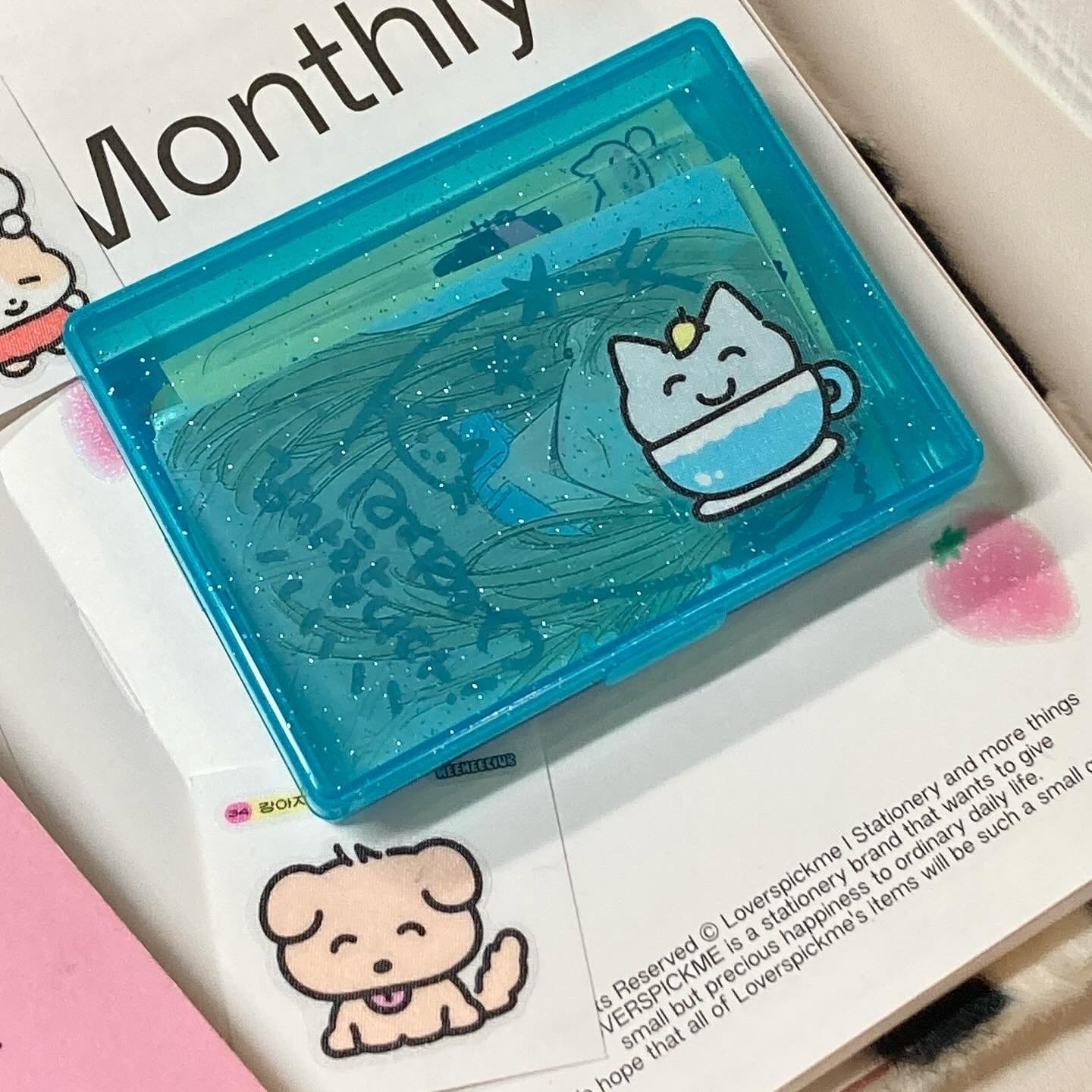 HEEHEECLUB] 貼ってはがせる PVC ランダム ステッカーシール セット（4