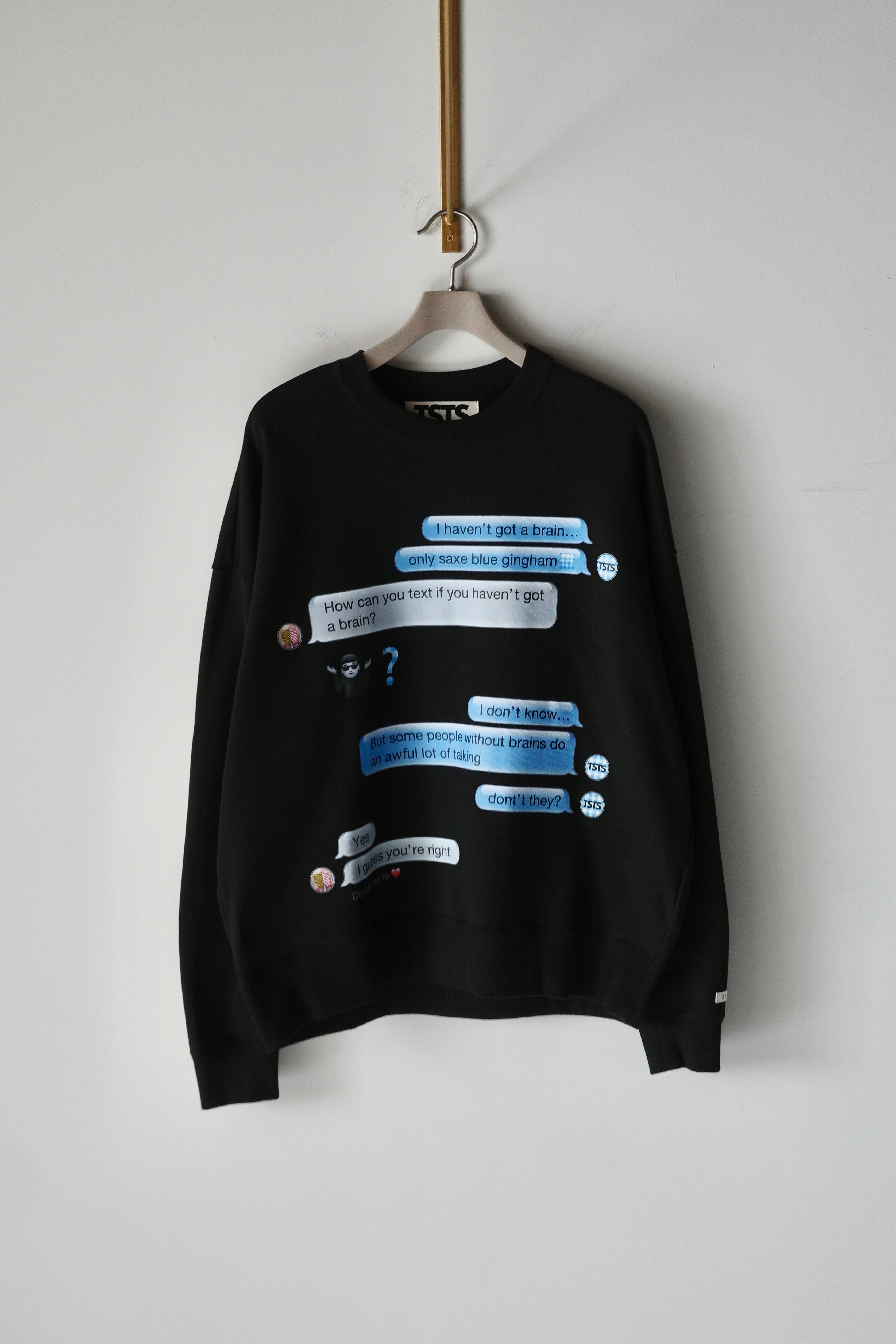 TSTS【TSTS EMOJI SWEATSHIRT -BLACK-】