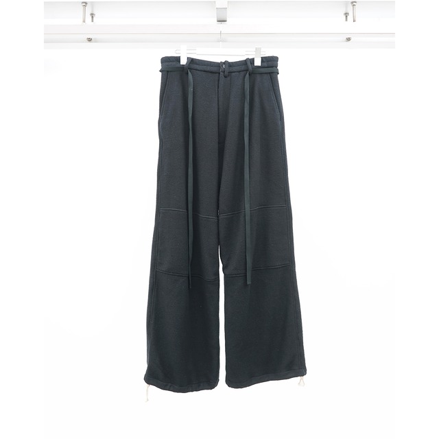 [ISŌ：位相] (イソウ) ISO-085-TRS Silk Fleece Double Knee Baggy Pants