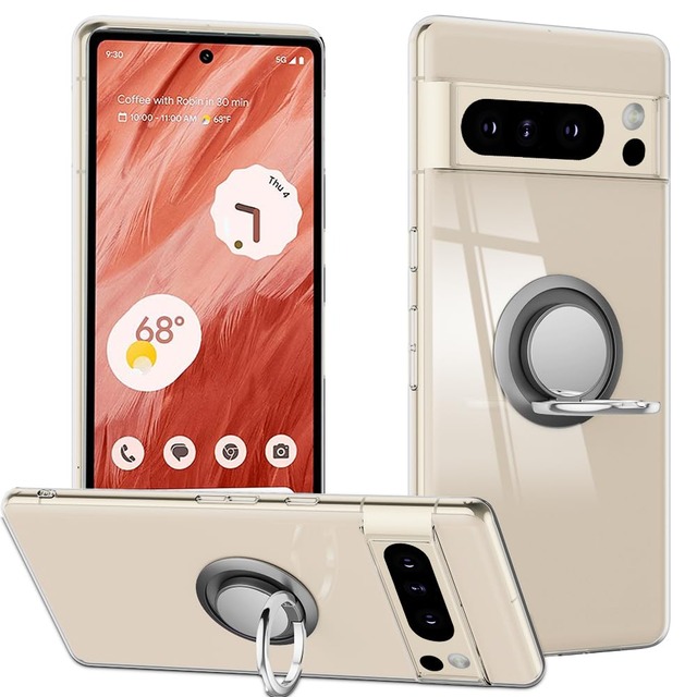 対応 Google Pixel 8 Pro ケース リング付き 透明 ピクセルPixel 8 Pro スマホケース クリア