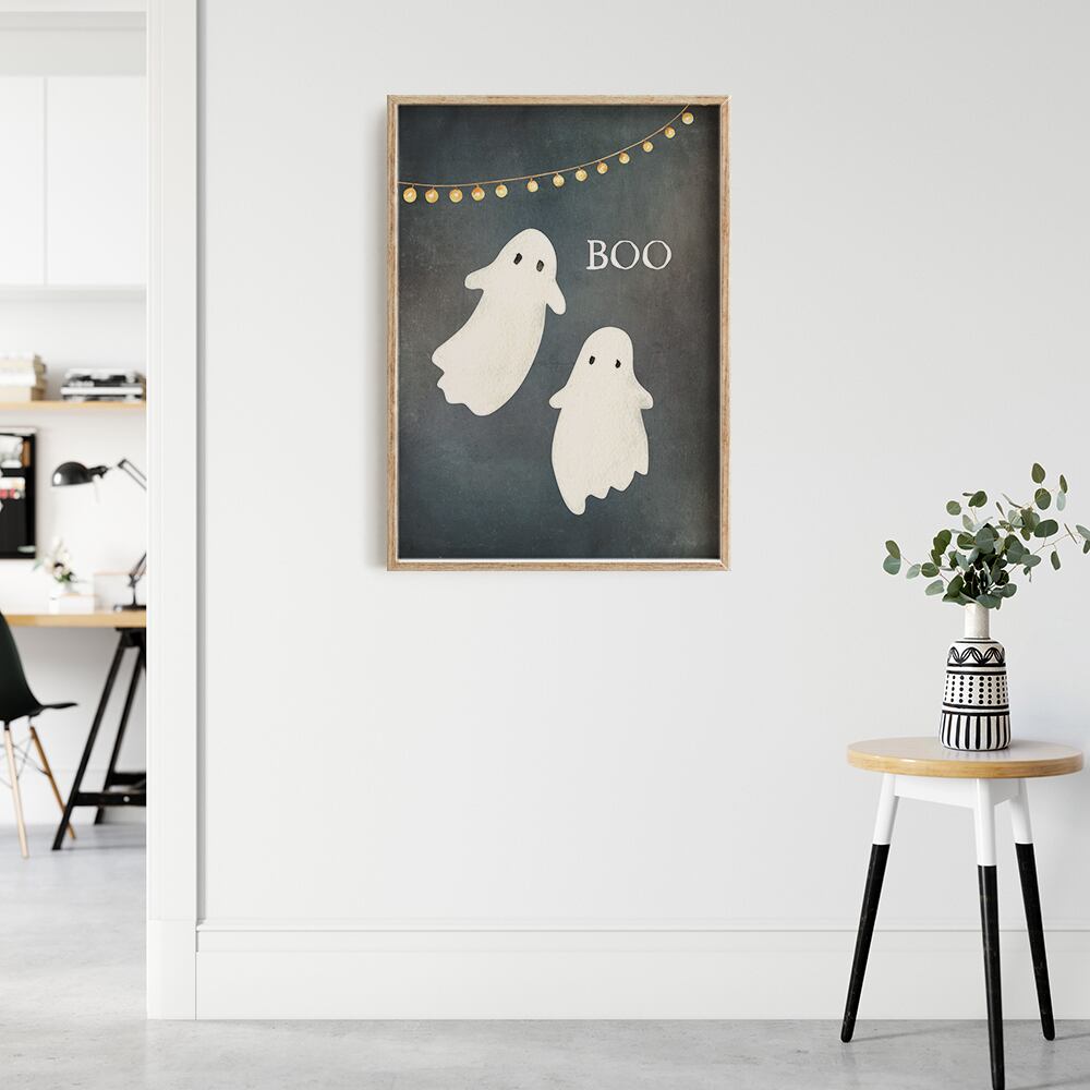 ハロウィンおばけのポスター / i1544 / パンプキンおばけ、コウモリ