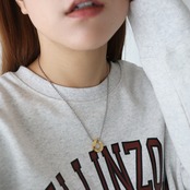 153N  dotチェーンカジュアルネックレス