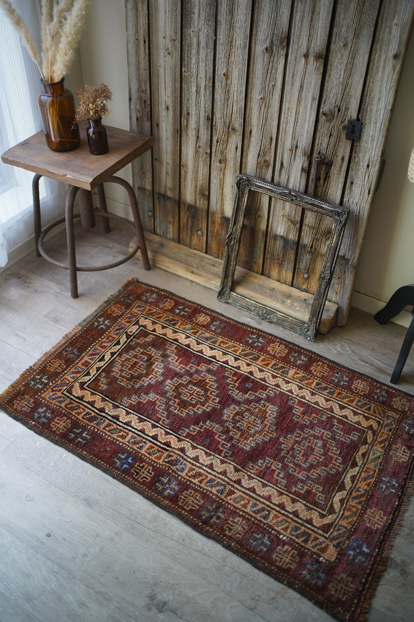 ラグ・カーペット Vintage Taimani rug 283】Vintage Afghan Taimani rug 1975's | ヴィンテージラグ専門店