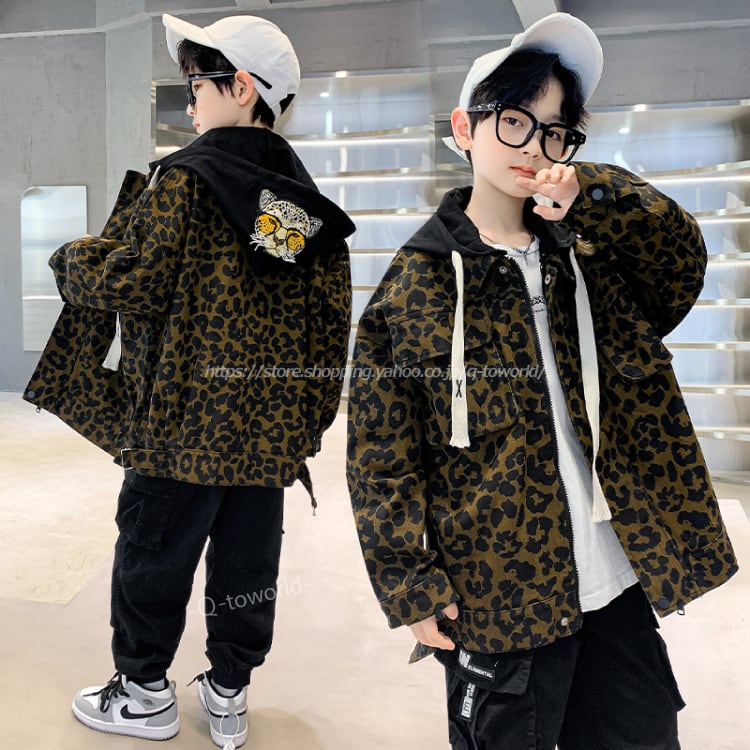 ジャケット コート ヒョウ柄ジャケット  韓国ファッション