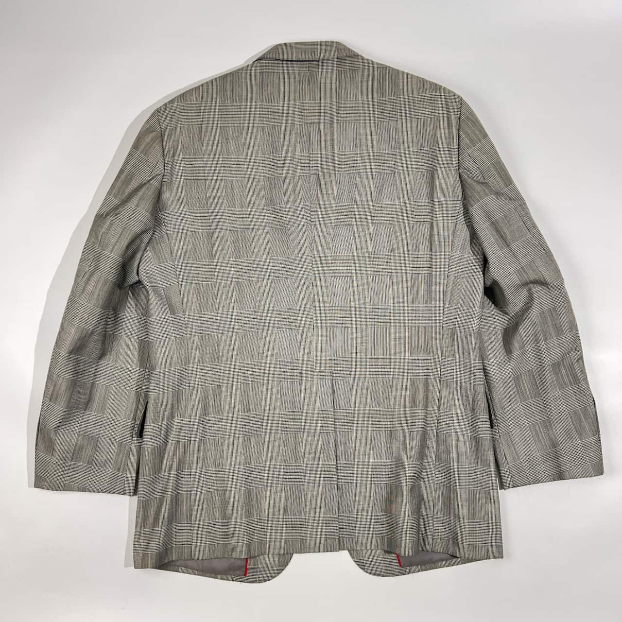 上下 J.PRESS ジェイプレス セットアップ グレンチェック テーラードジャケット スラックス スーツ M~L程度/メンズ